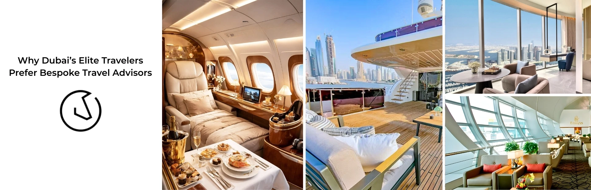 Bespoke travel advisors assisting Dubai elite travelers with luxury travel planning at a premium travel and tourism company in Dubai
